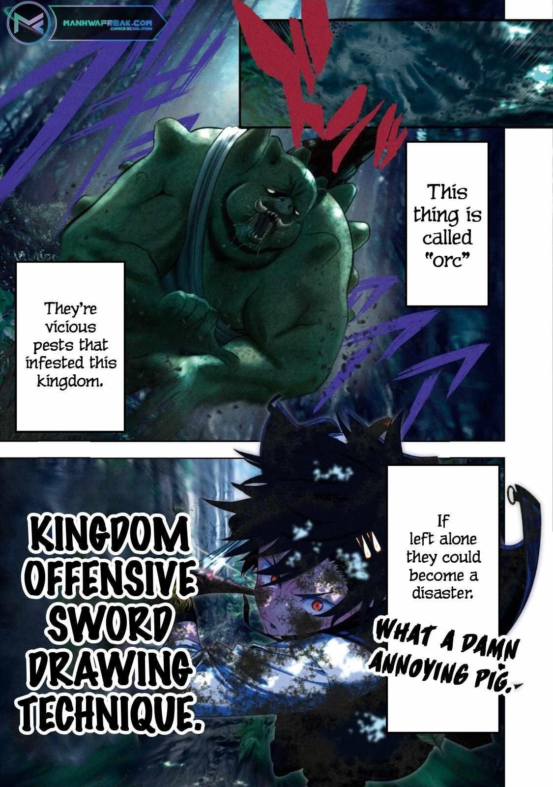 The strongest knight works hard on the lowest knight order ~ Hunt the orcs until the end of earth that’s easy~ Chapter 1 - Page 4