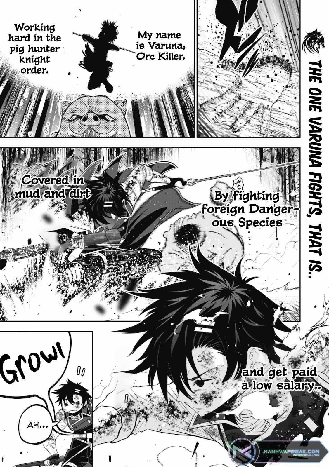 The strongest knight works hard on the lowest knight order ~ Hunt the orcs until the end of earth that’s easy~ Chapter 2 - Page 2