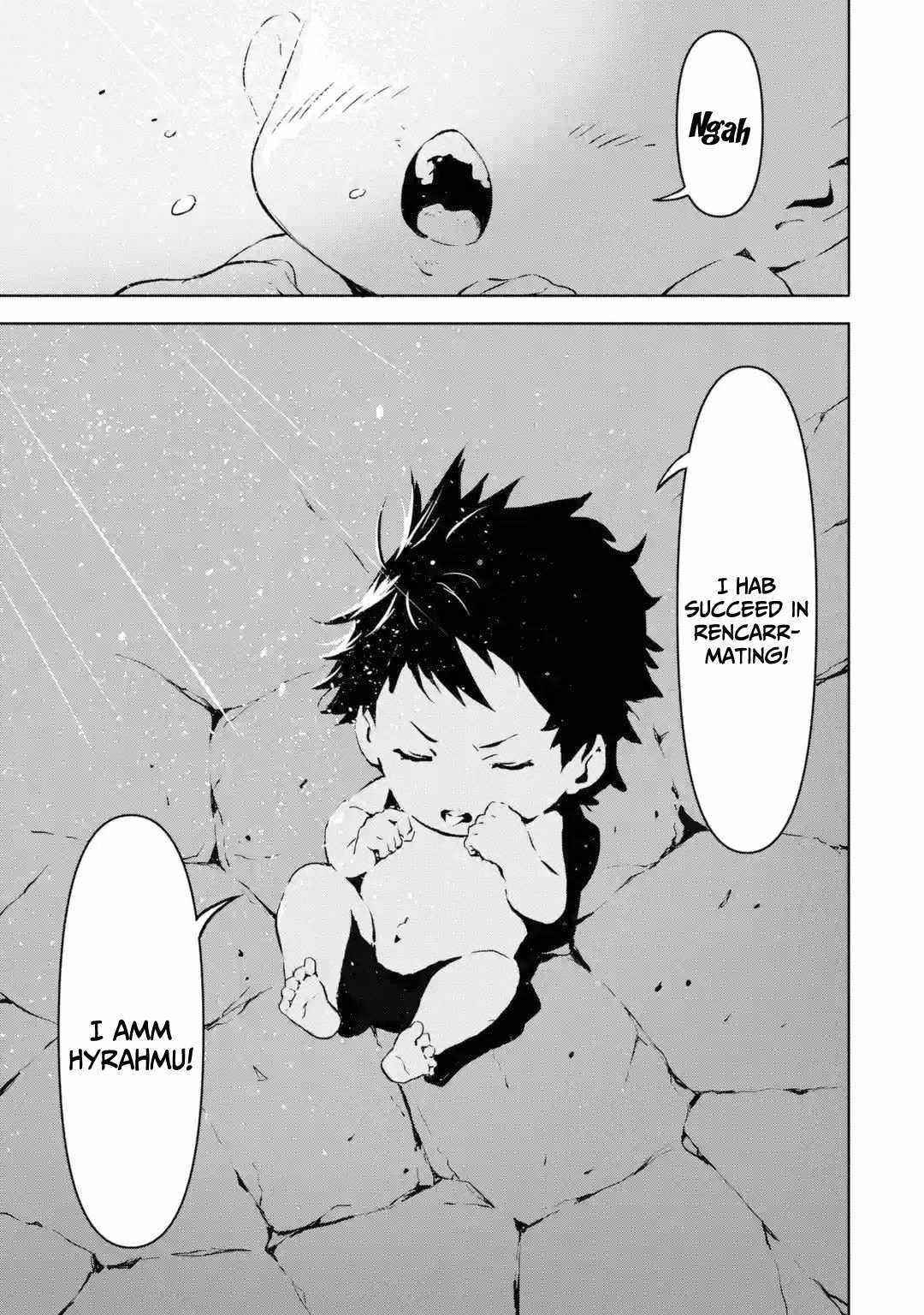 Kamigoroshi no Maou Saijyaku Shuzoku ni Tensei shi Shijyou Saikyou ni naru Chapter 1.3 - Page 1