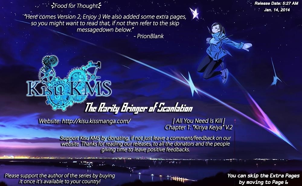 All You Need Is Kill Chapter 1 - Page 1