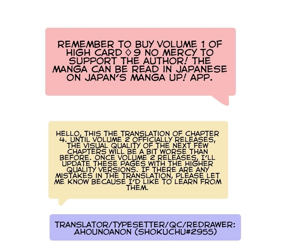 High Card -♢9 No Mercy Chapter 4 - Page 32