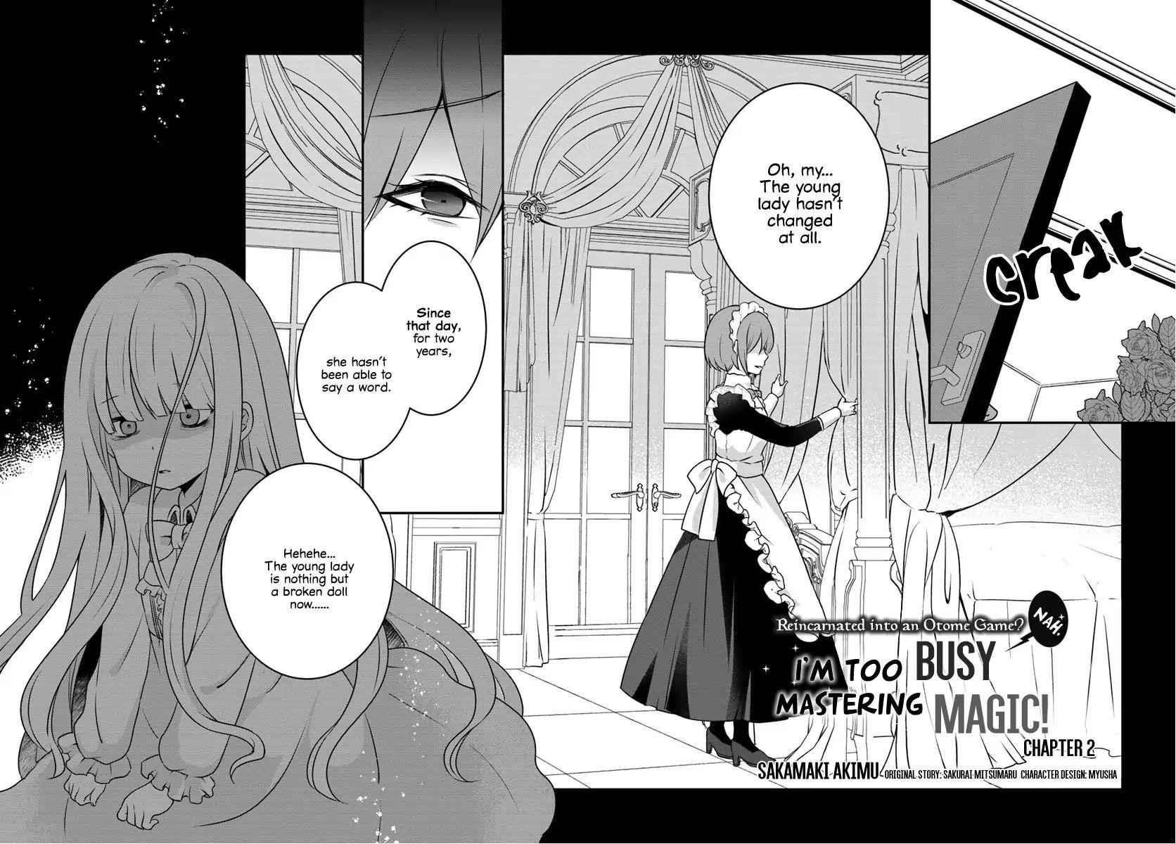 Reincarnated Into An Otome Game? Nah, I’m Too Busy Mastering Magic! Chapter 2.1 - Page 2