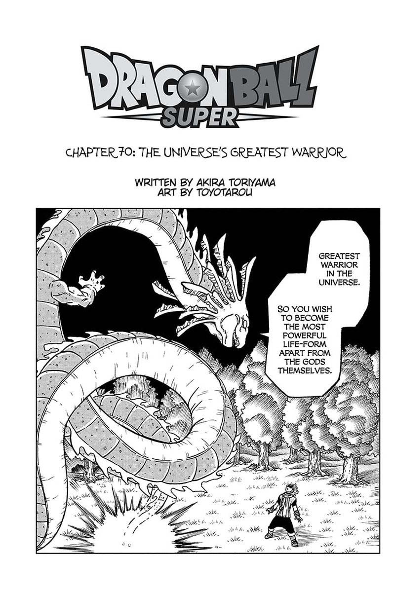 Dragon Ball Chou (Super) Chapter 70 - Page 1