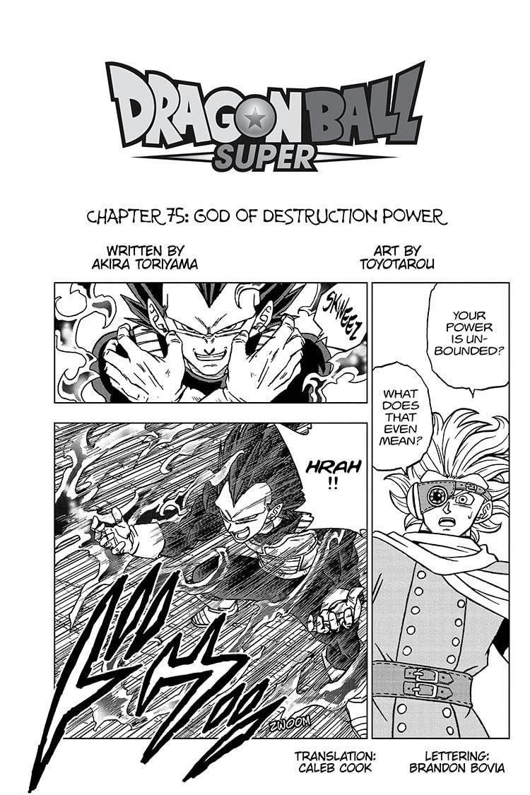Dragon Ball Chou (Super) Chapter 75 - Page 1