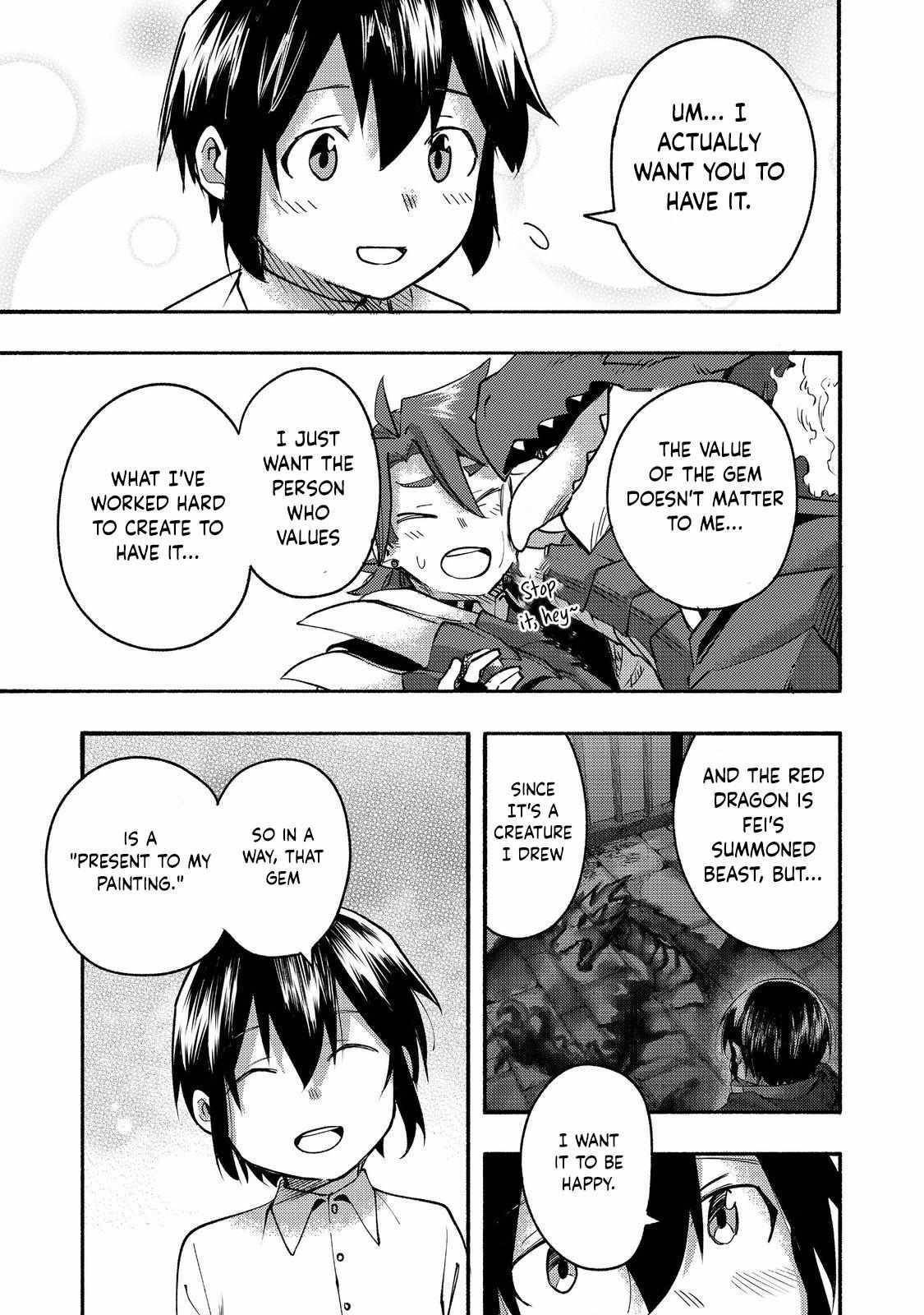 Kyou mo E ni Kaita Mochi ga Umai Chapter 10 - Page 22