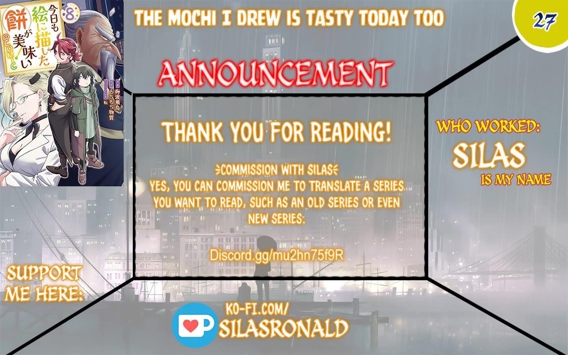 Kyou mo E ni Kaita Mochi ga Umai Chapter 27 - Page 1