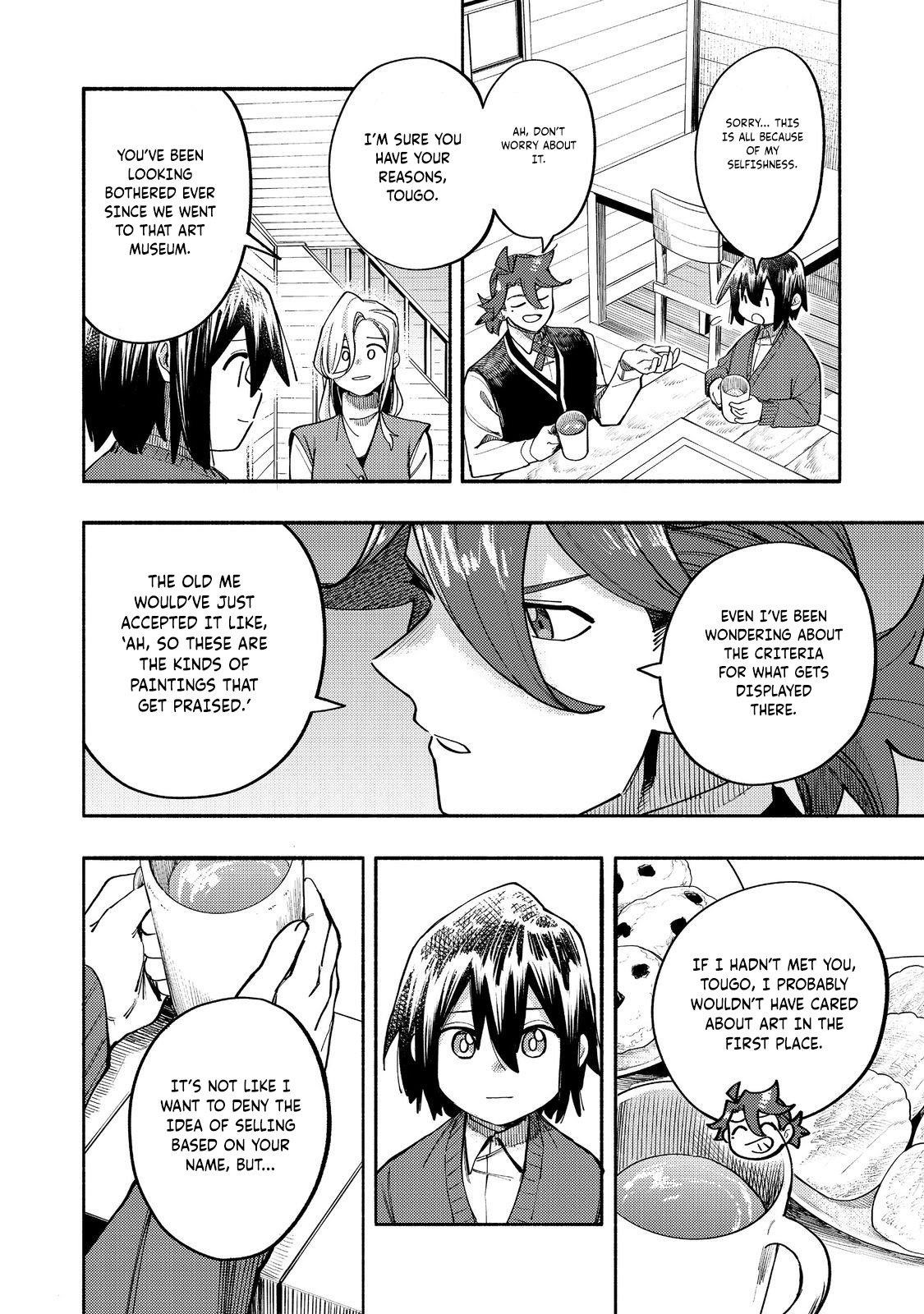 Kyou mo E ni Kaita Mochi ga Umai Chapter 40 - Page 21