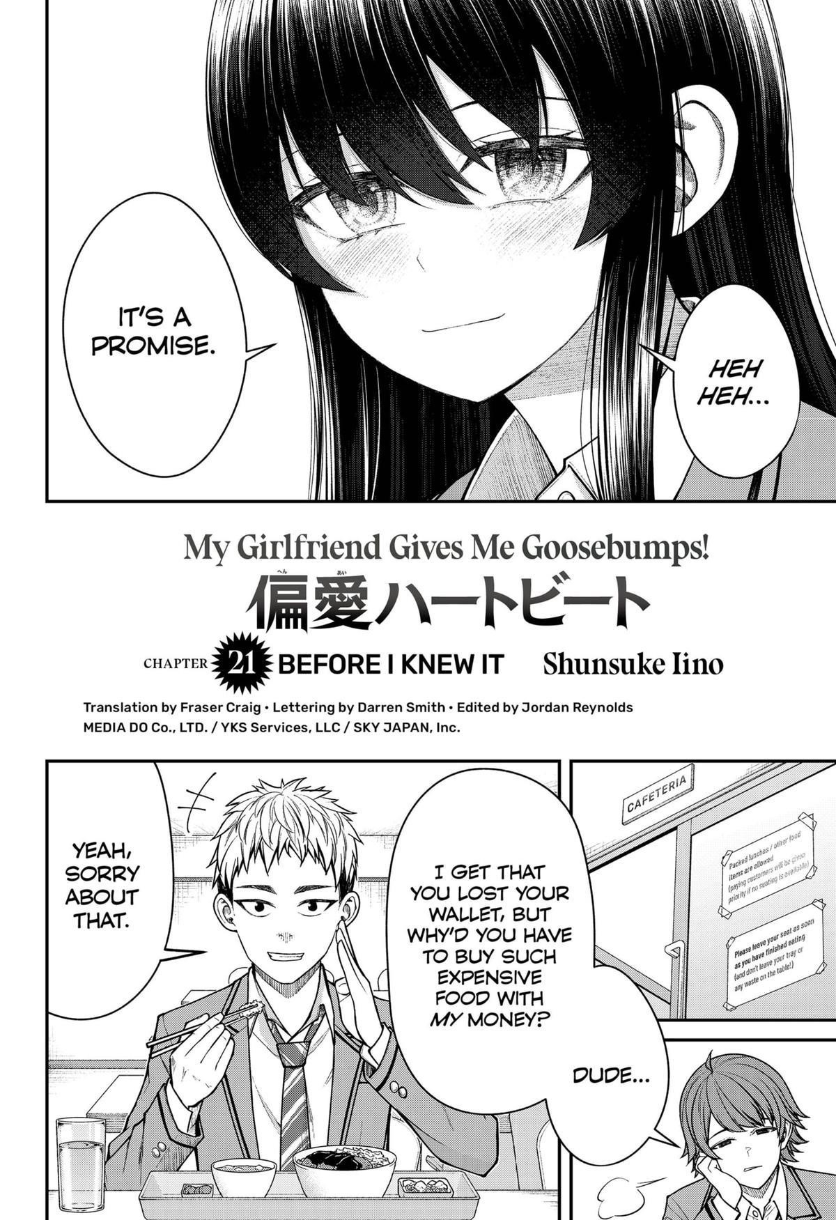 My Girlfriend Gives Me Goosebumps! Chapter 21 - Page 2