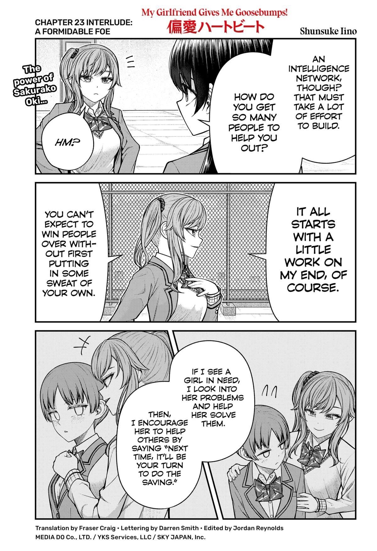 My Girlfriend Gives Me Goosebumps! Chapter 23.5 - Page 1