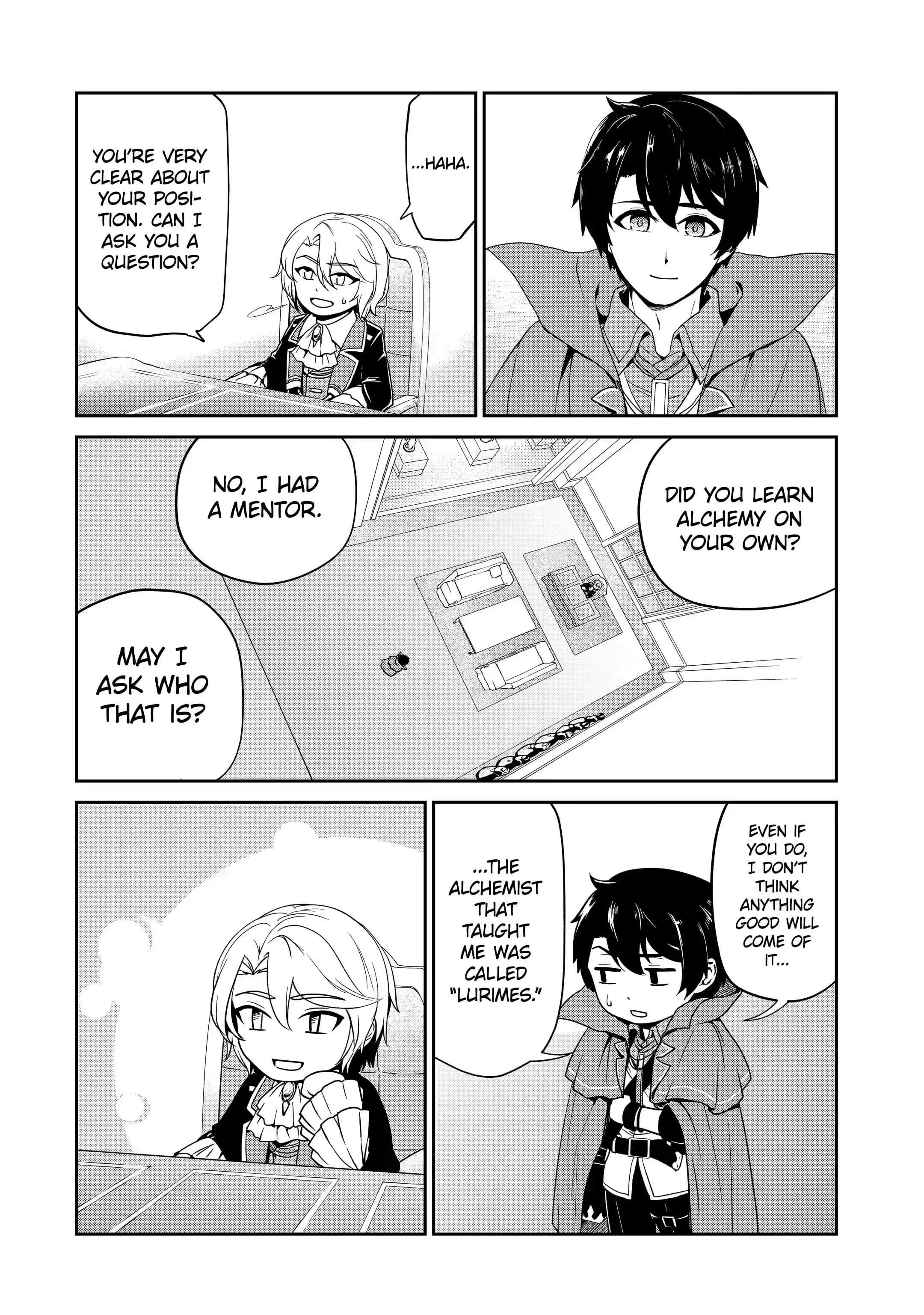 I’m an Alchemist Who Doesn’t Know How OP I Am Chapter 4.1 - Page 8