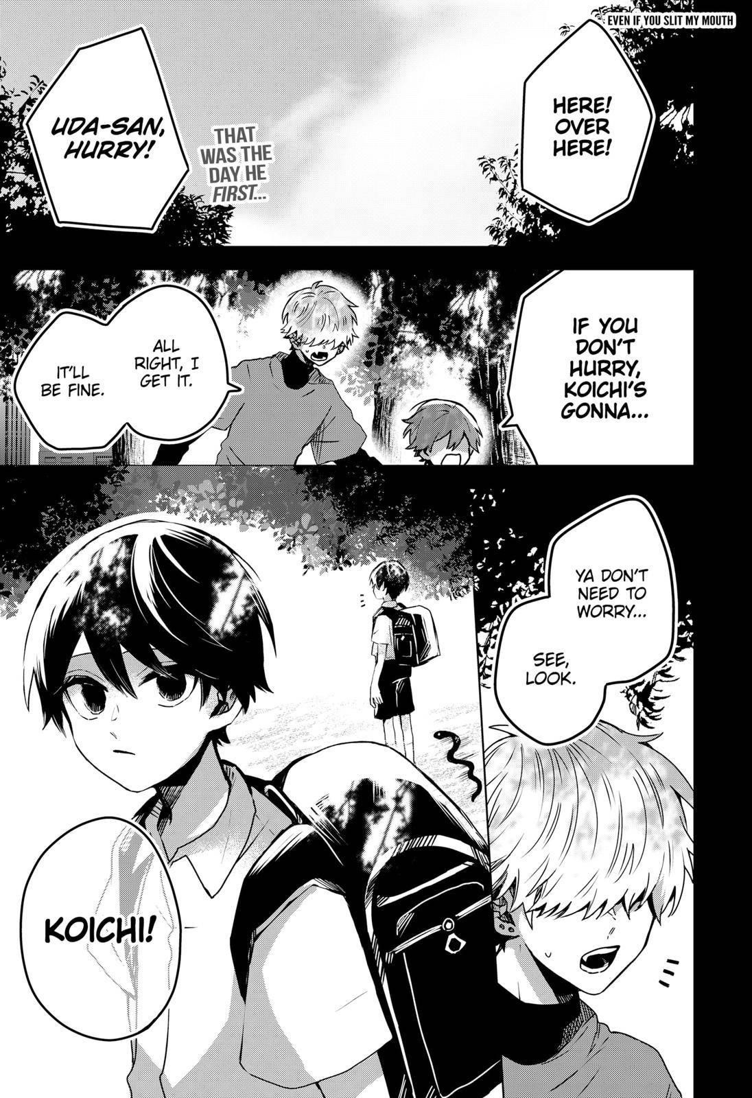 Kuchi ga Saketemo Kimi ni wa (2020 Short) Chapter 26 - Page 1