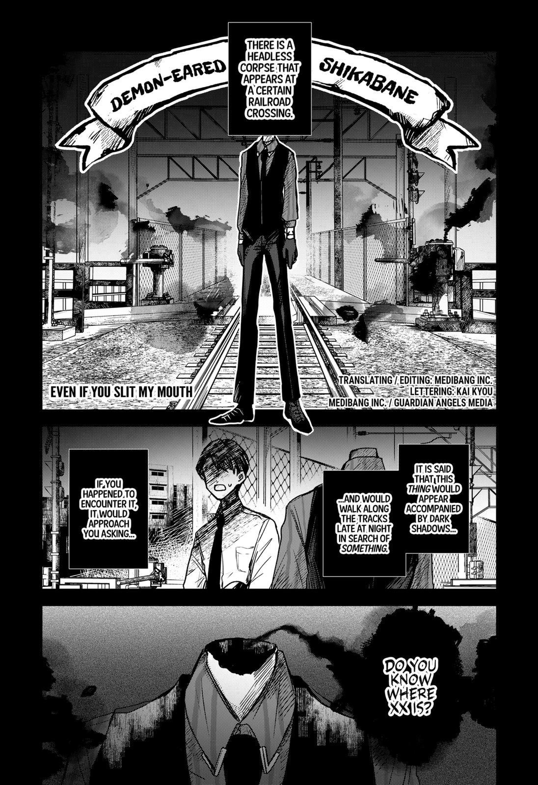 Kuchi ga Saketemo Kimi ni wa (2020 Short) Chapter 36 - Page 1