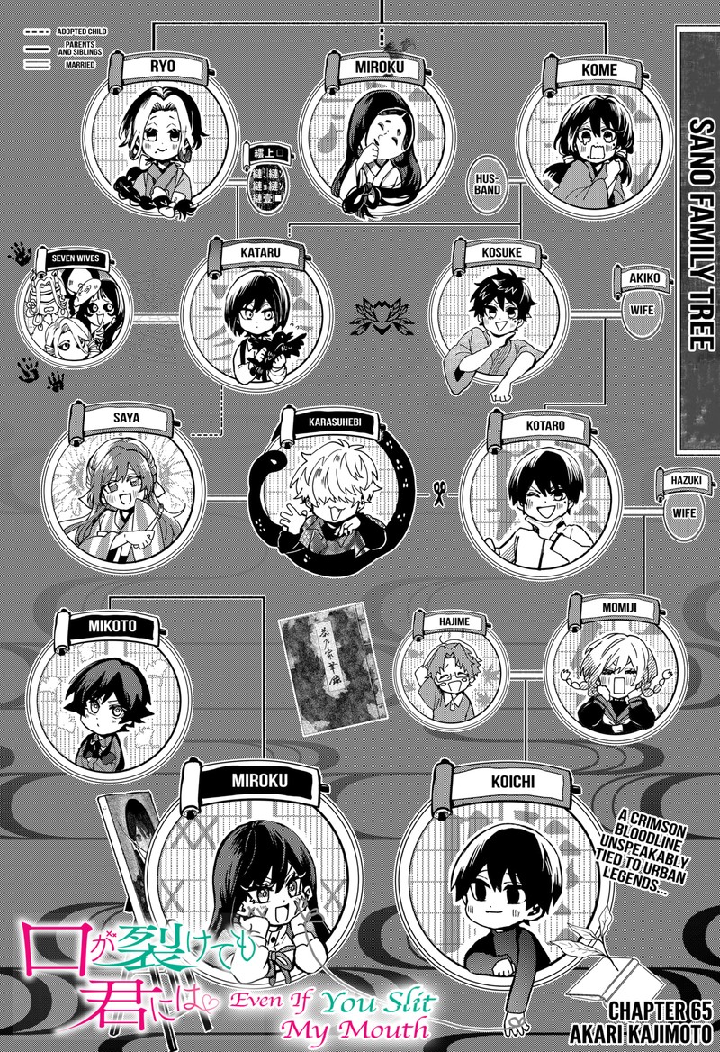 Kuchi ga Saketemo Kimi ni wa (2020 Short) Chapter 65 - Page 1