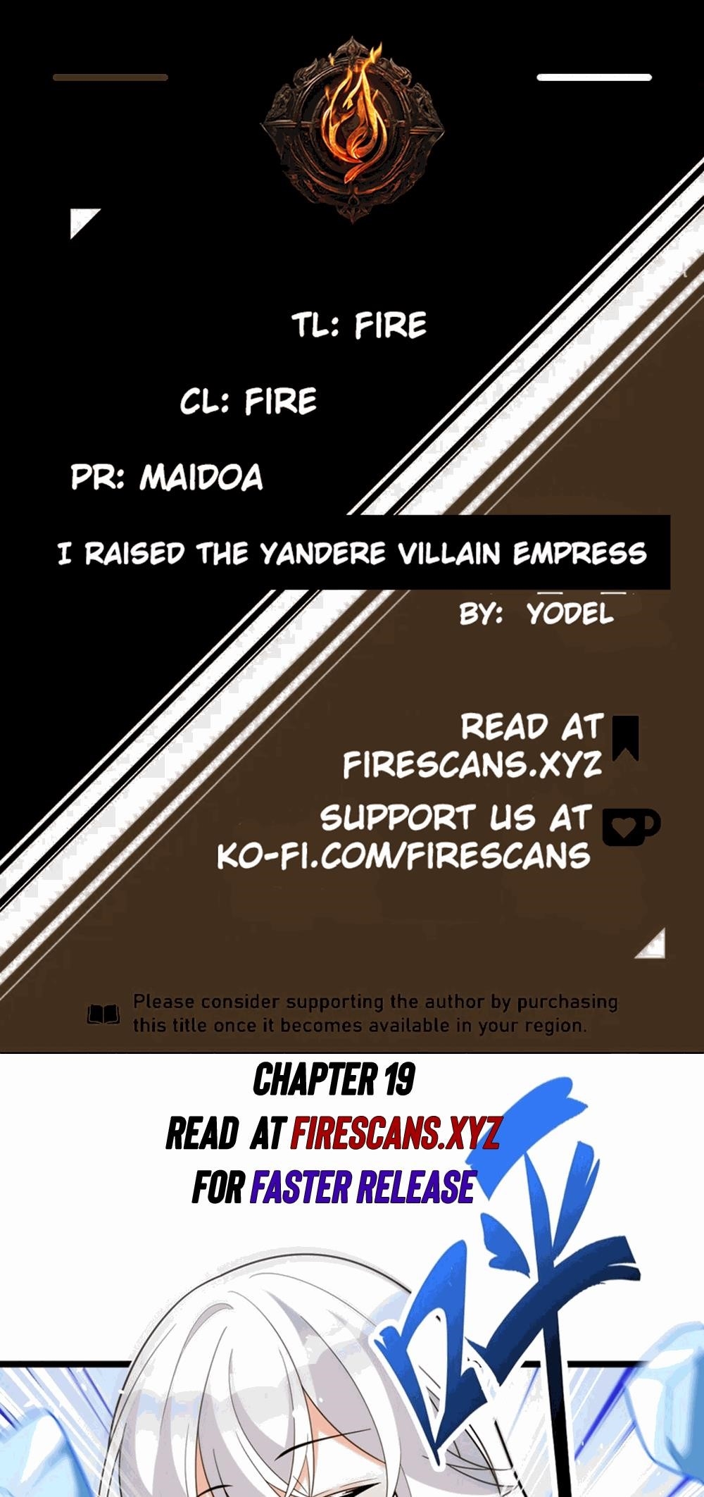 I Raised the Yandere Villain Empress Chapter 19 - Page 1