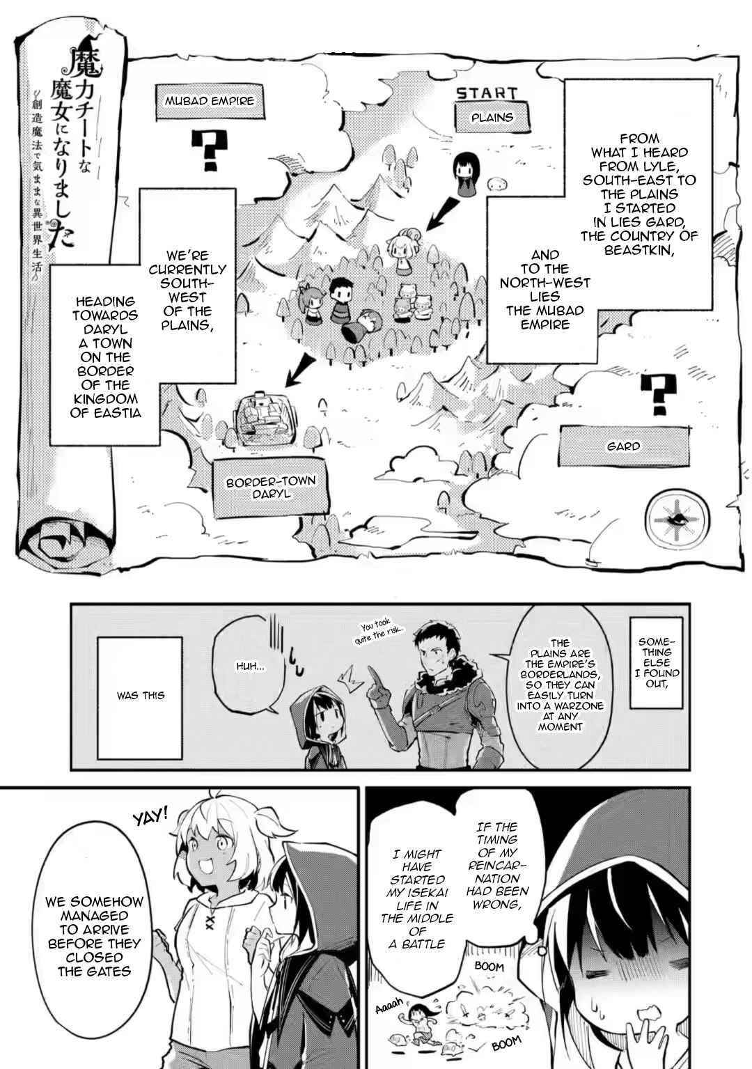 Maryoku Cheat na Majo ni Narimashita ~Souzou Mahou de Kimama na Isekai Seikatsu~ Chapter 4 - Page 1