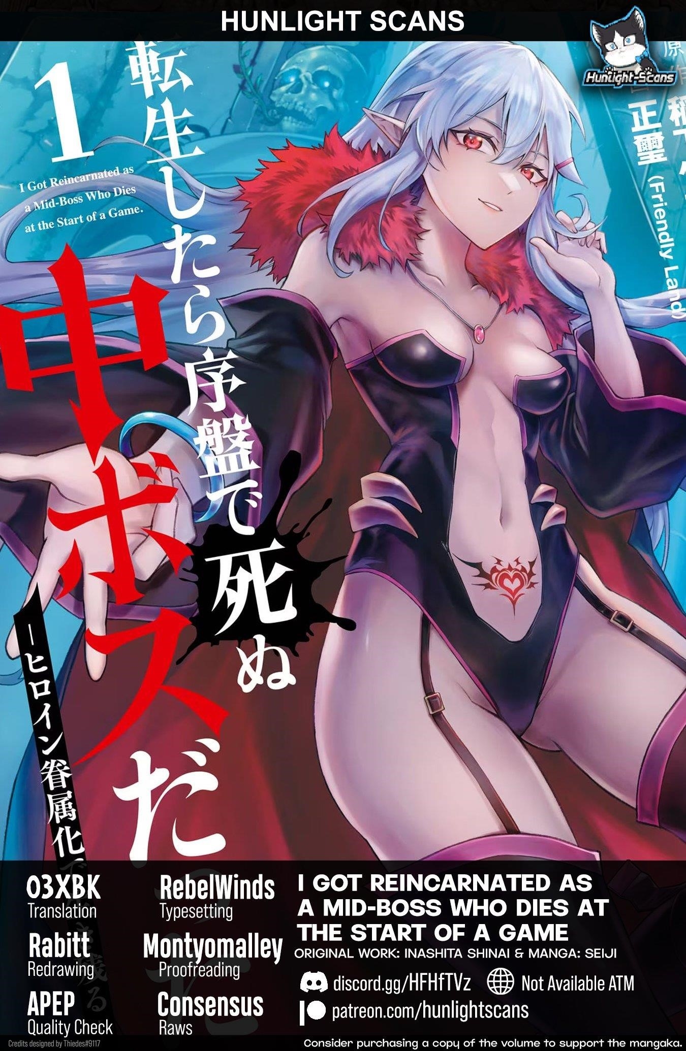 When I Reincarnated, I was a Mid-boss Who Died Early in the Game ―Survive by Becoming a Household Member with Heroine― Chapter 8 - Page 1