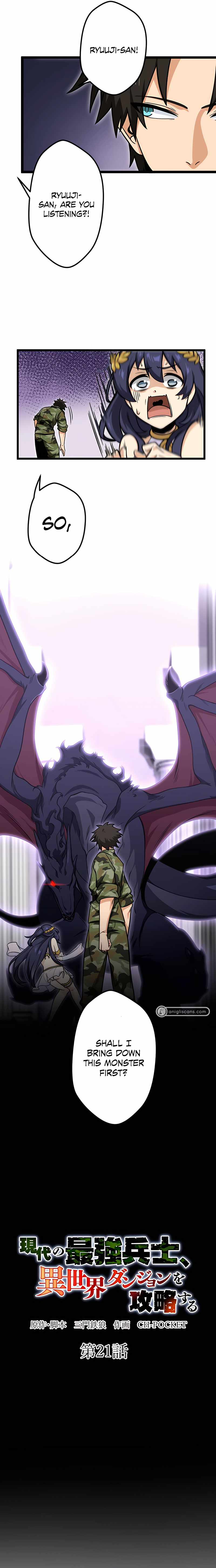 The Modern Era’s Strongest Soldier Conquers Another World’s Dungeon Chapter 21 - Page 2