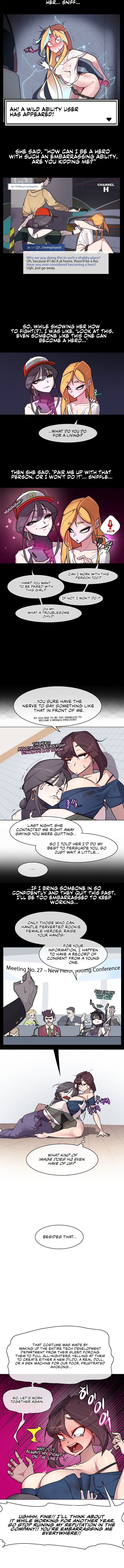 Secret! Orgasm Hero Chapter 8 - Page 3