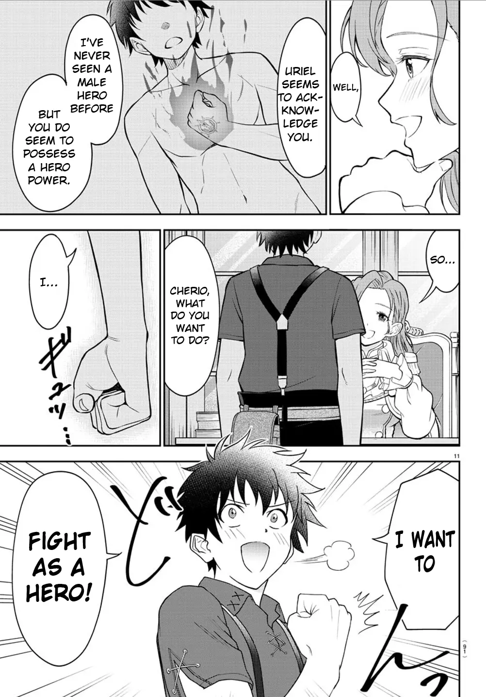 Cherry Hero and the “Holy” Sword Chapter 2 - Page 12