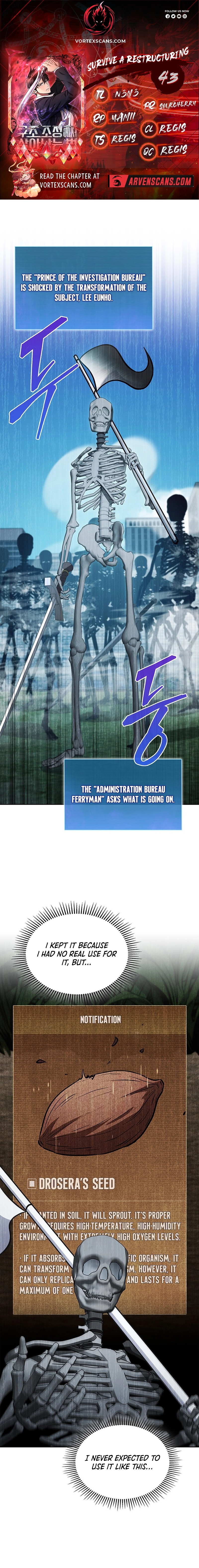 How to Survive Restructuring Chapter 43 - Page 1