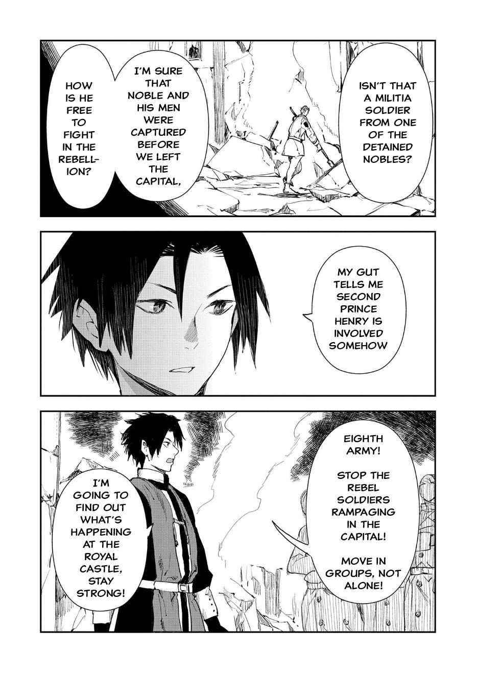 When I Reincarnated I Was a Soldier?! ~A Man Called the Red Shinigami~ Chapter 10.1 - Page 3