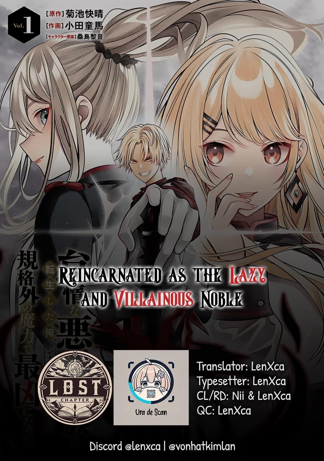 Reincarnated as the Lazy and Villainous Noble, I Broke the Scenario and Became the Most Formidable With Extraordinary Magic Chapter 12 - Page 1