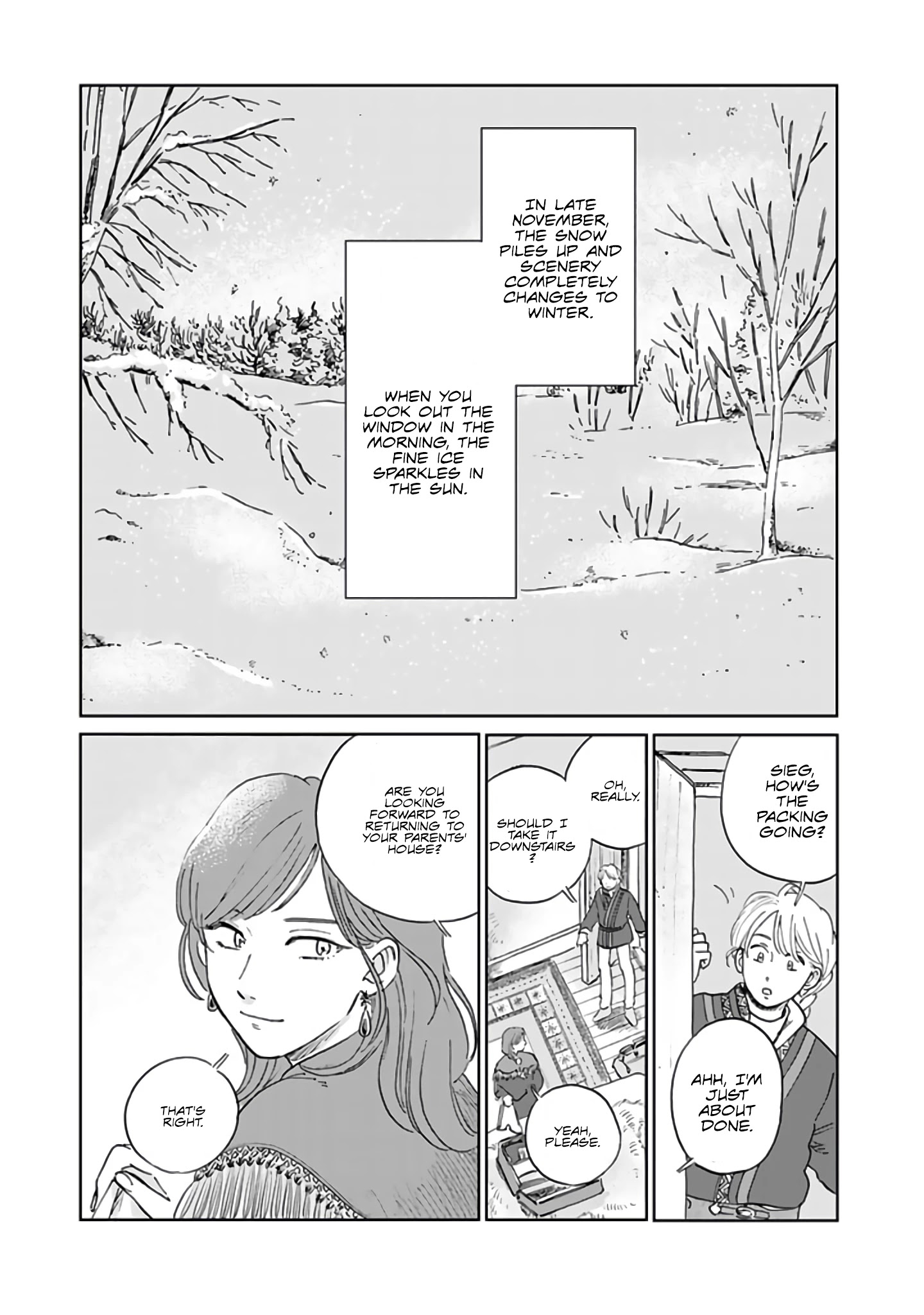 The Snow Country Hunting Life of the Northern Nobleman and the Raptor Wife Chapter 41 - Page 1