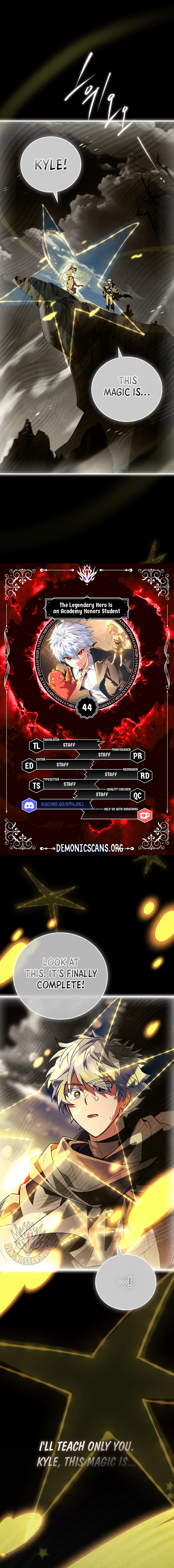 Legendary Hero Is an Academy Honors Student Chapter 44 - Page 1