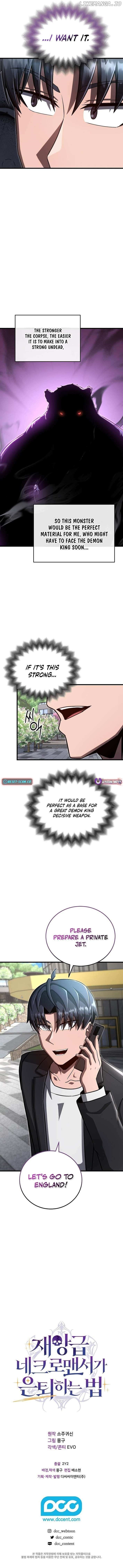 How a Catastrophic Necromancer Retires Chapter 45 - Page 10