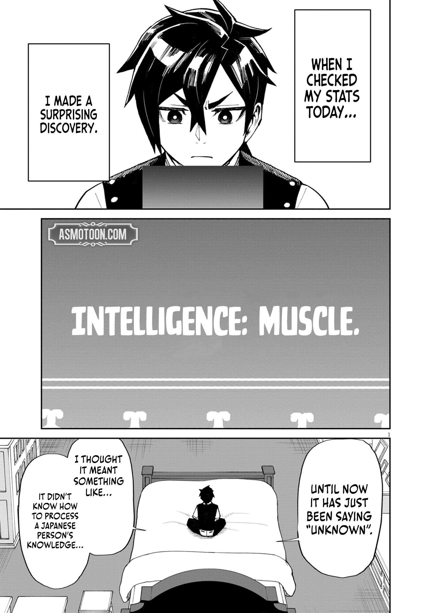 I Was Reincarnated as an Evil Noble in a Game and Became Unparalleled With My Overpowered Muscles Chapter 14 - Page 1
