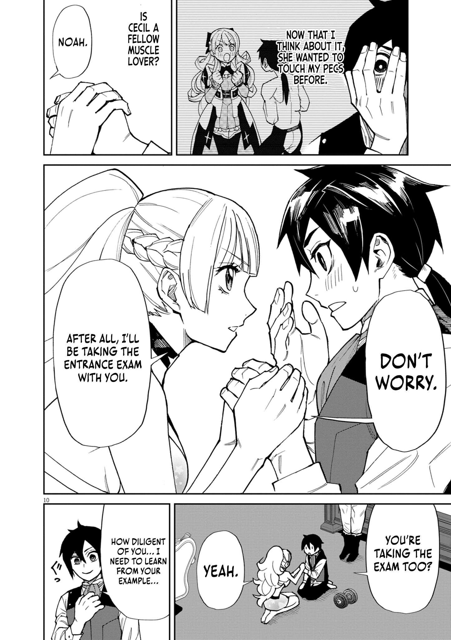 I Was Reincarnated as an Evil Noble in a Game and Became Unparalleled With My Overpowered Muscles Chapter 14 - Page 10