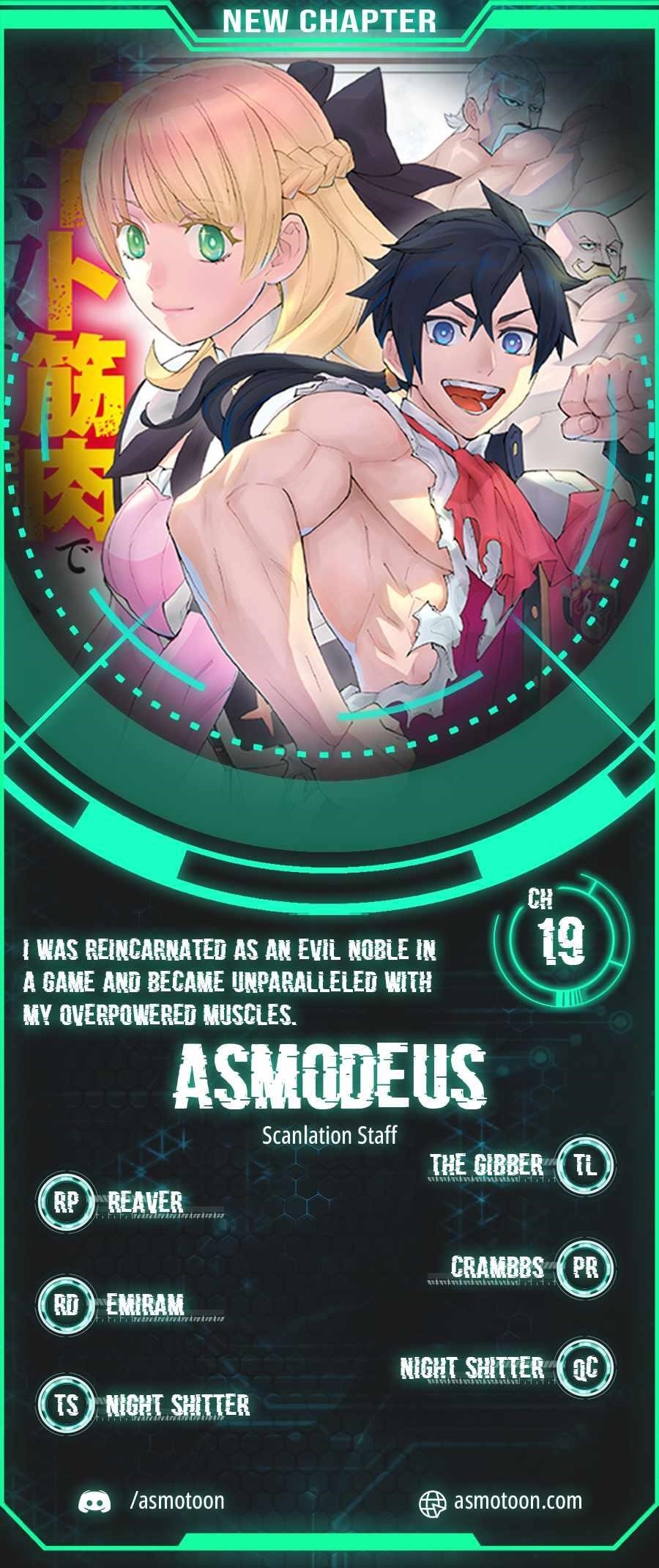 I Was Reincarnated as an Evil Noble in a Game and Became Unparalleled With My Overpowered Muscles Chapter 19 - Page 1