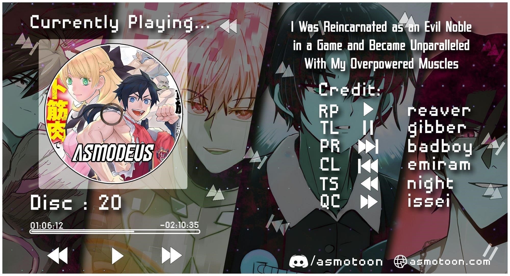 I Was Reincarnated as an Evil Noble in a Game and Became Unparalleled With My Overpowered Muscles Chapter 20 - Page 1