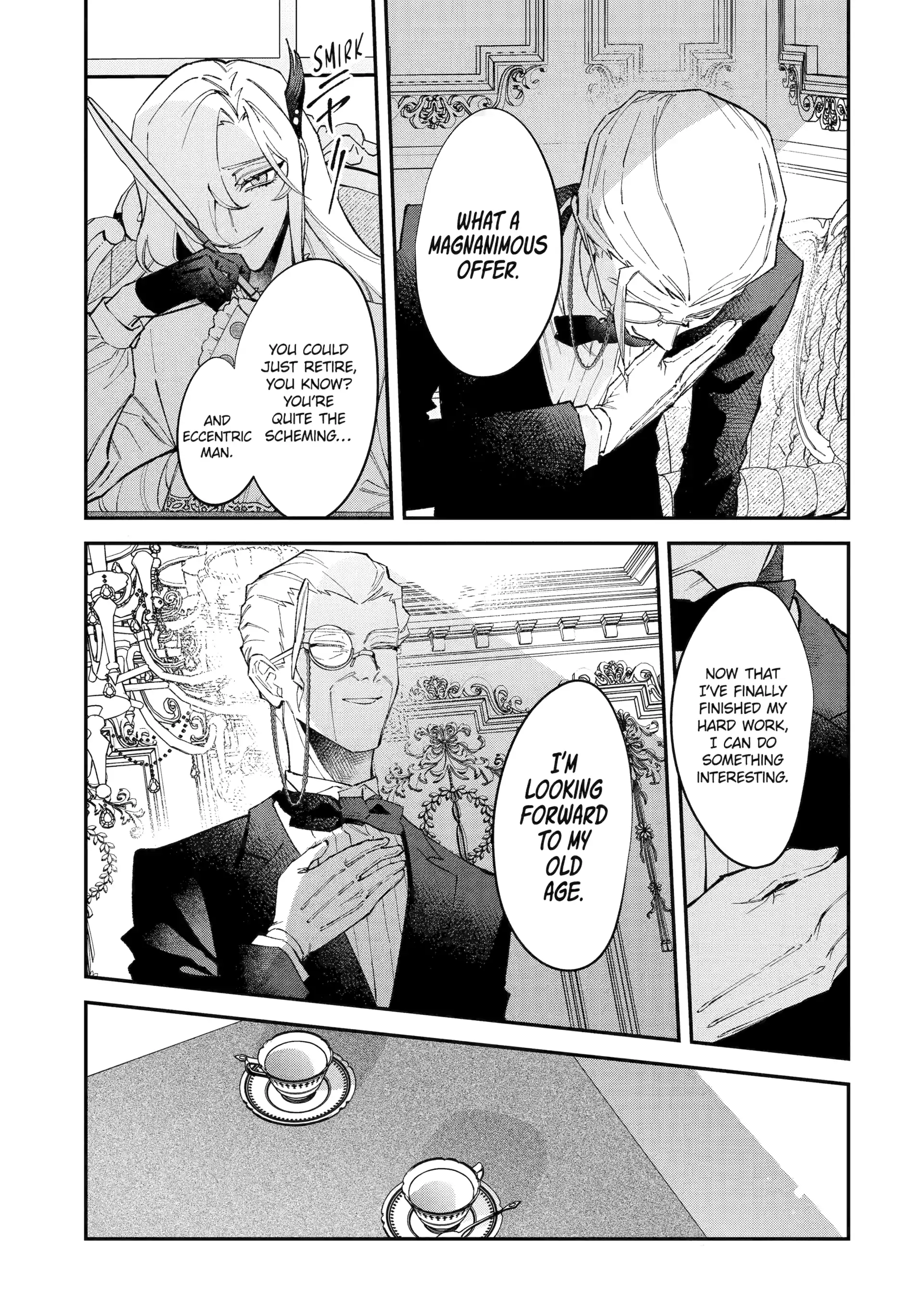 Café Au Lait Wa Elixir: Kissaten No Jouren Kyaku Ga Sekai O Sukuu. Douyara Watashi Wa Renkinjutsushi Rashii Chapter 14 - Page 35