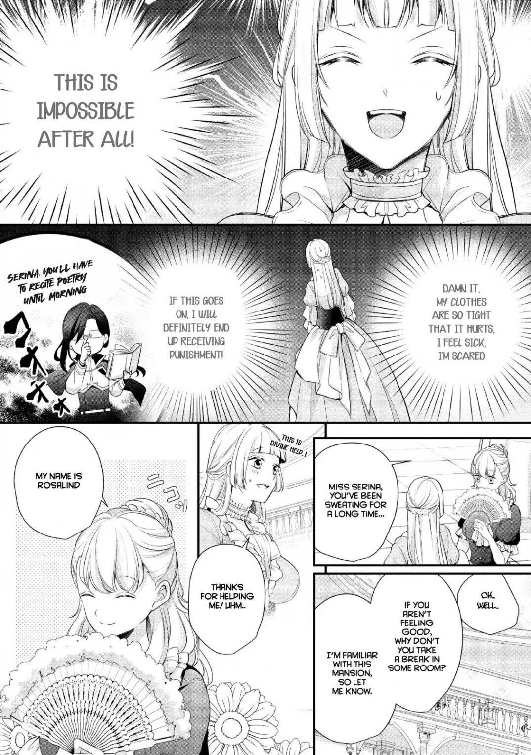 A Bellicose Lady Got Reincarnated!? – It’s an Impossibly Hard Game Where I Would Die If I Don’t Fall in Love Chapter 1 - Page 6