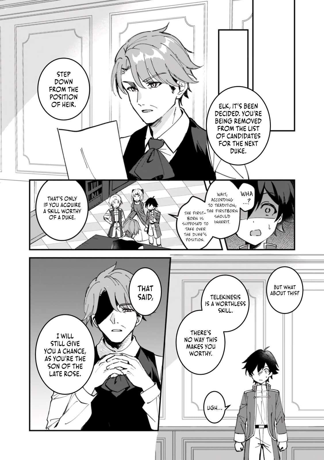 Unrivaled With the Useless Skill: Telekinesis (but It’s Max Level) – With Just a Wave of My Hand. No Chants, No Special Moves, Just Pure Willpower! Chapter 1 - Page 14