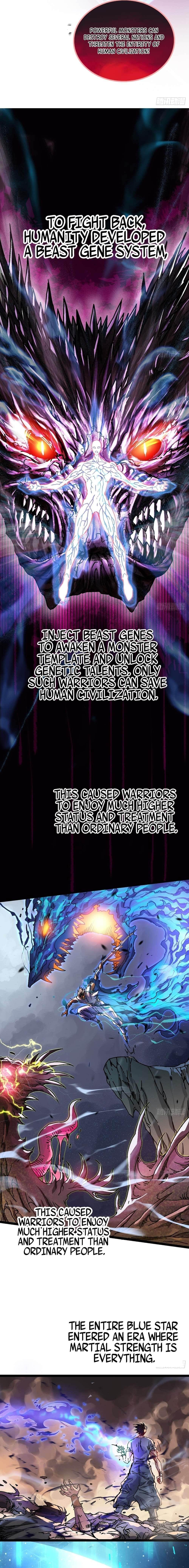 Martial Evolution: Start by Awakening the King of Monsters Chapter 1 - Page 3