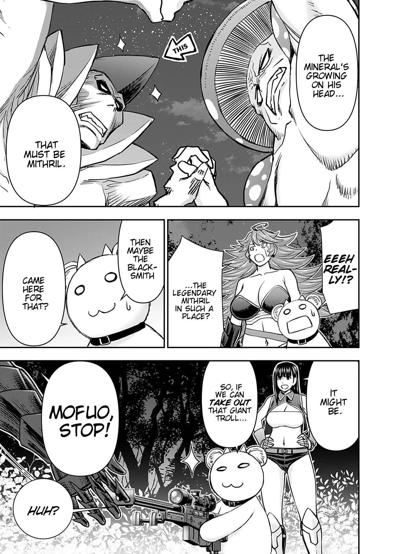 Isekai Sniper wa Onna Senshi no Mofumofu Aigan Doubutsu Chapter 13 - Page 3