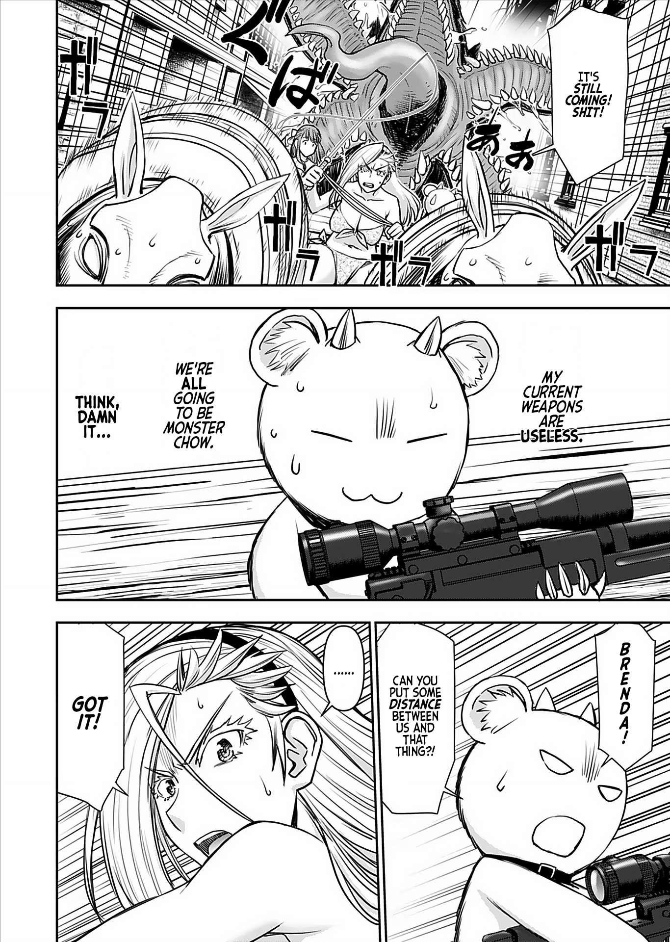 Isekai Sniper wa Onna Senshi no Mofumofu Aigan Doubutsu Chapter 18 - Page 7