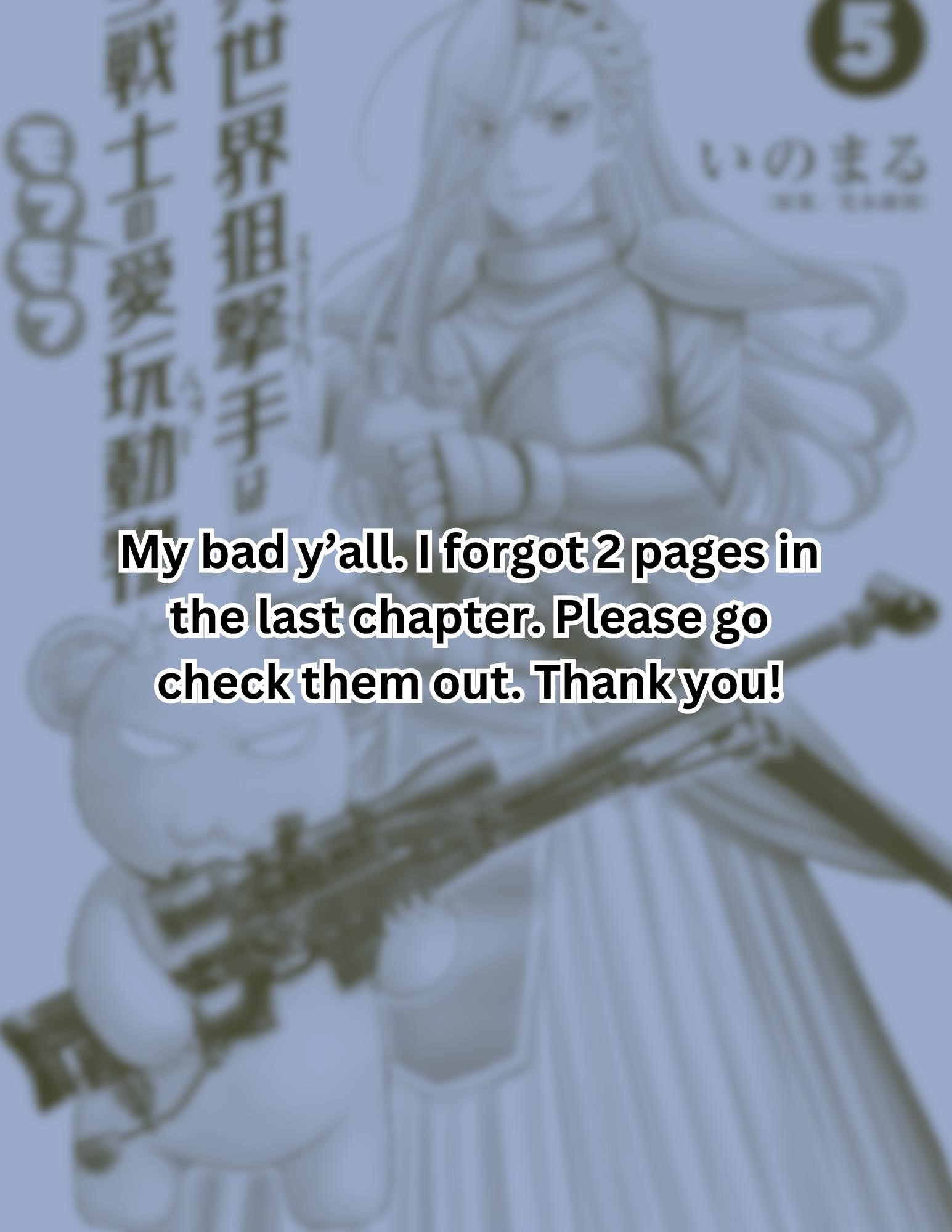 Isekai Sniper wa Onna Senshi no Mofumofu Aigan Doubutsu Chapter 25 - Page 2