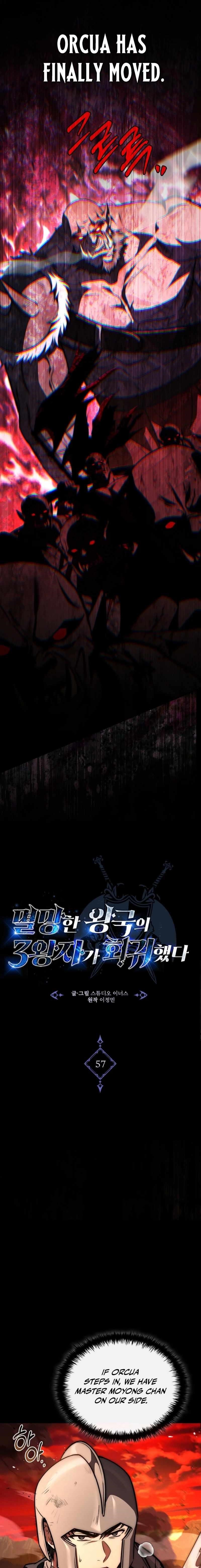 The Three Princes of the Fallen Kingdom Have Returned Chapter 57 - Page 3