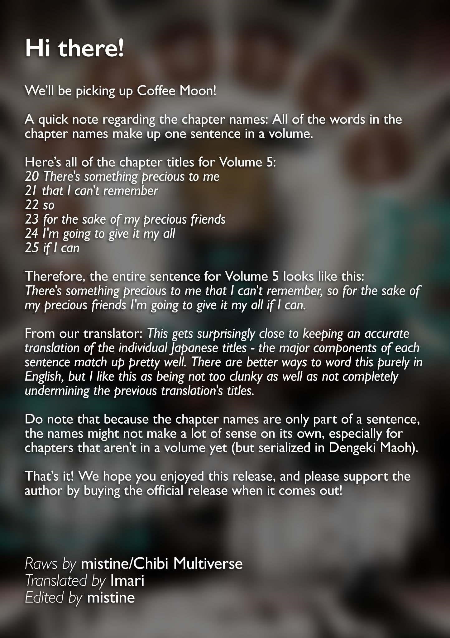 Coffee Moon Chapter 23 - Page 25