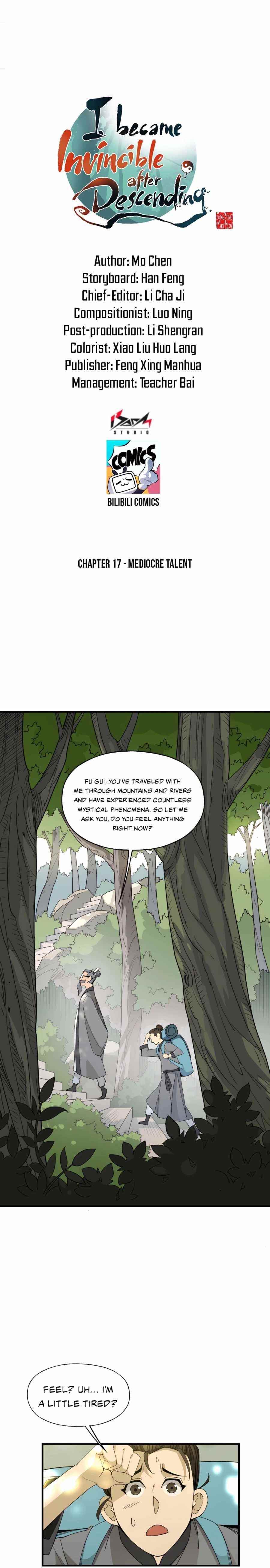 Descending The Mountain As Invincible Chapter 17 - Page 1