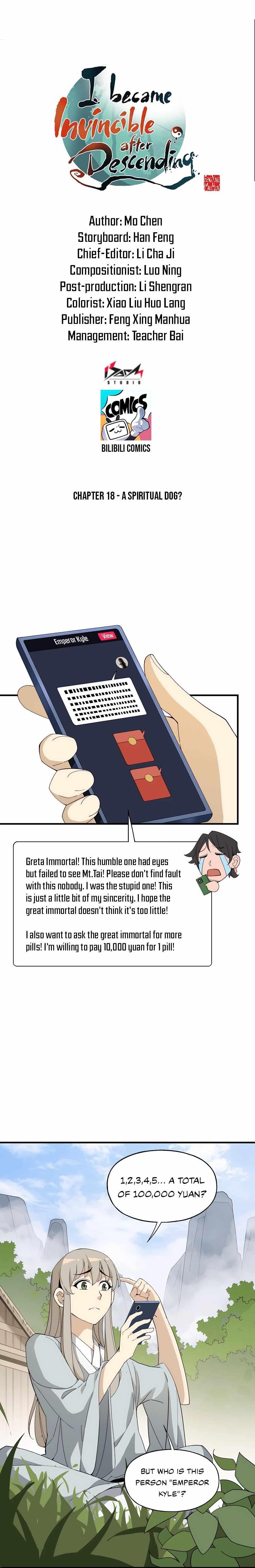 Descending The Mountain As Invincible Chapter 18 - Page 1