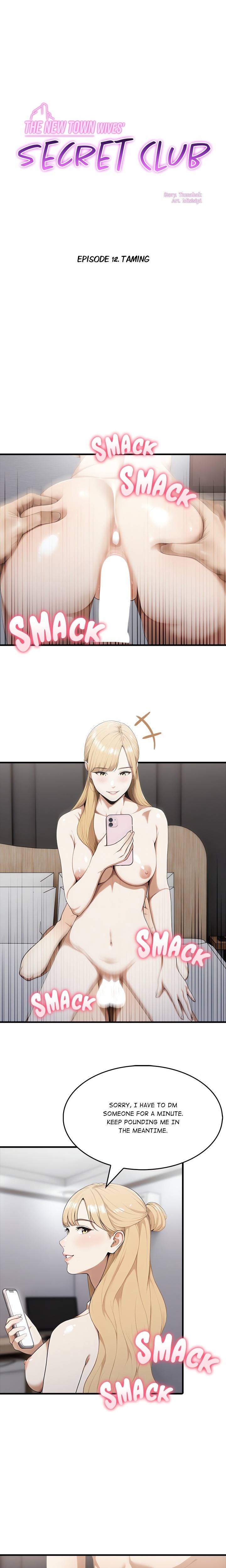 The New Town Wives’ Secret Club Chapter 12 - Page 1
