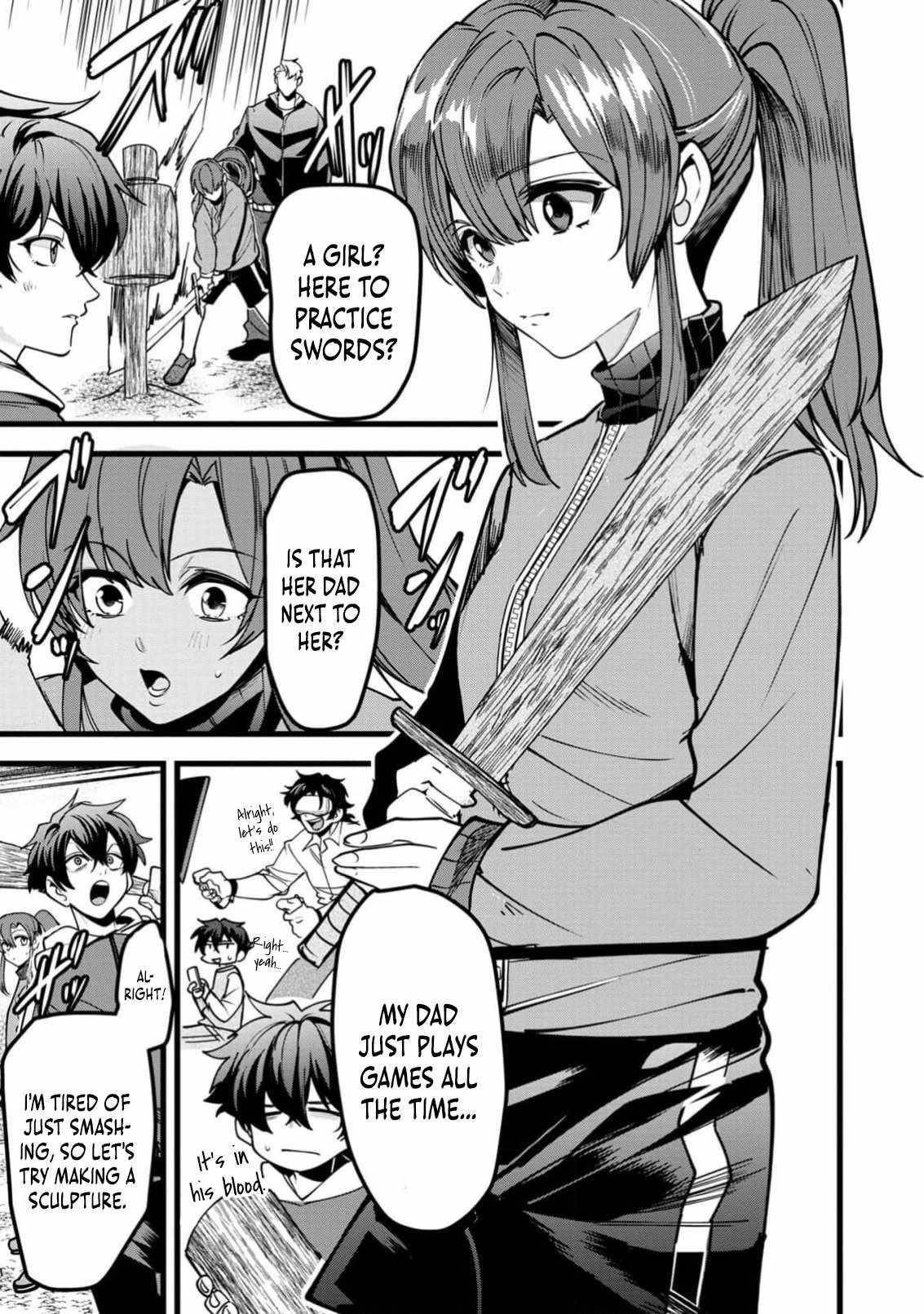 Reincarnation of the Online Game Addict ~ I Can’t Use the Overpowered Fists That Made Me the Fist King, so Now I Swing a Club for Eight Hours a Day Chapter 1 - Page 40