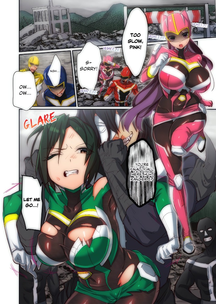 Pitiful Ranger Pink: I’m Such a Disgrace, but It Feels So Good! (Uncensored) Chapter 2 - Page 4