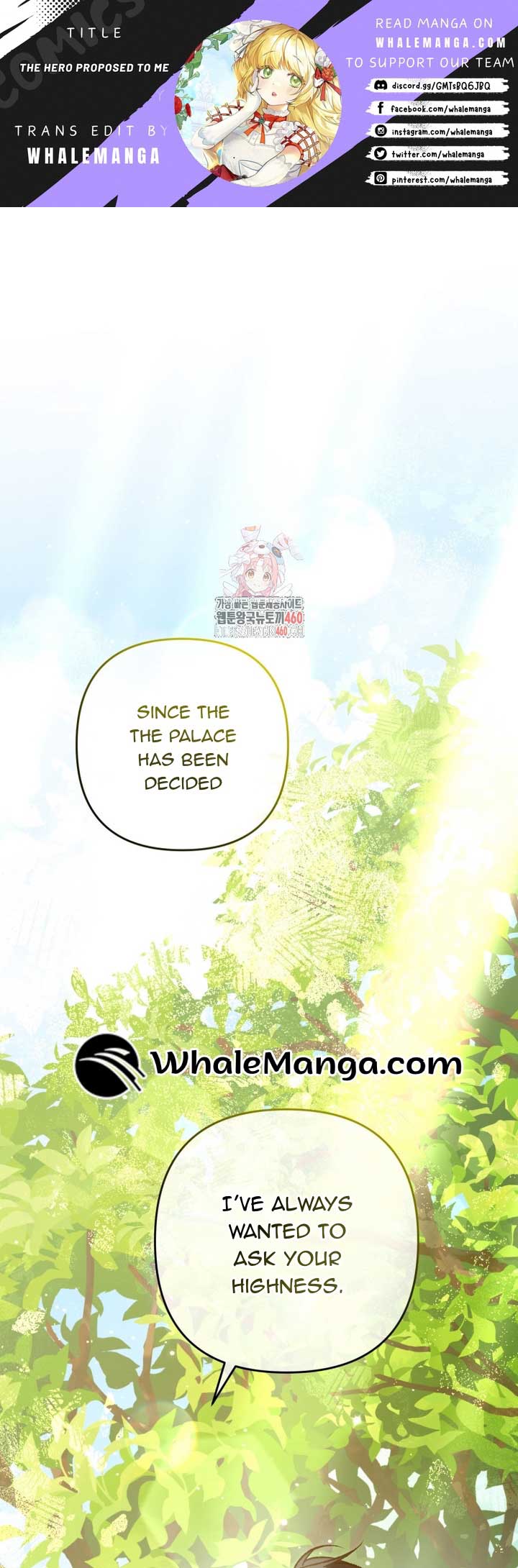 The hero proposed to me Chapter 28 - Page 1