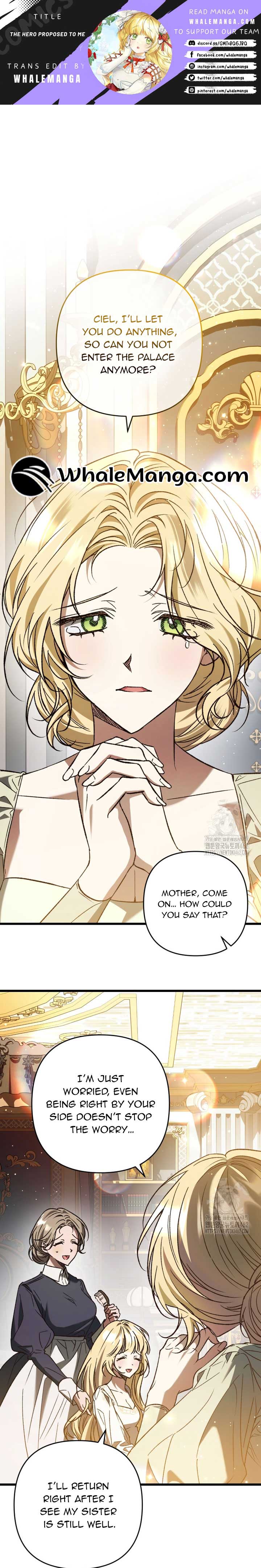 The hero proposed to me Chapter 32 - Page 1