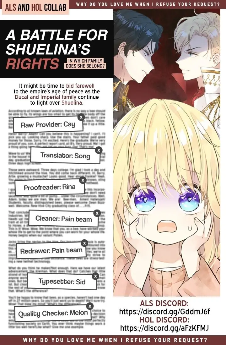 Why Do You Love Me When I Refuse Your Request? Chapter 0 - Page 1